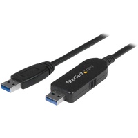 StarTech.com USB 3.0 Data Transfer Cable for Mac and Windows - Fast USB Transfer Cable for Easy Upgrades - 2m (6ft) - Quickly an