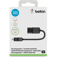 Belkin HDMI/Mini DisplayPort A/V Cable for Audio/Video Device - 1 Each - First End: Mini DisplayPort Digital Audio/Video - Second End: HDMI Digital