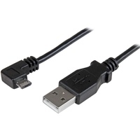 StarTech.com 1m 3 ft Right Angle Micro-USB Charge-and-Sync Cable M/M - USB 2.0 A to Micro-USB - 30/24 AWG - First End: 1 x 4-pin