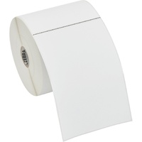 Zebra Z-Select Multipurpose Label - 101.60 mm Width x 152.40 mm Length - Permanent Adhesive - Direct Thermal - White - Paper, Acrylic - 475 / Roll -
