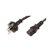 LEGEND Standard Power Cord - 2 m - Australia - For Computer - 230 V AC / 10 A - Black