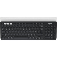 Logitech K780 Keyboard - Wireless Connectivity - USB Interface - QWERTY Layout - White - Bluetooth - Desktop Computer, Smartphone, Tablet - Mac, iOS