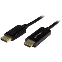 StarTech.com 10ft (3m) DisplayPort to HDMI Cable, 4K 30Hz Video, DP 1.2 to HDMI Adapter Cable Converter for HDMI Monitor/Display, Passive - First 1 x