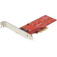 StarTech.com M.2 Adapter - x4 PCIe 3.0 NVMe - Low Profile and Full Profile - SSD PCIE M.2 Adapter - M2 SSD - PCI Express SSD - Connect a PCIe M.2 SSD