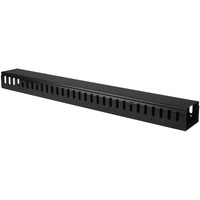 StarTech.com Vertical Cable Organizer with Finger Ducts - Vertical Cable Management Panel - Rack-Mount Cable Raceway - 20U - 3 ft. - Duct Panel - mm