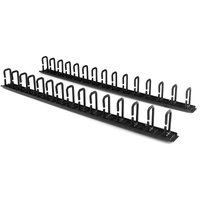 StarTech.com Vertical Cable Organizer with D-Ring Hooks - Vertical Cable Management Panel - 40U - 6 ft. - Cable Organizer - 40U