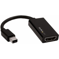 StarTech.com Mini DisplayPort to HDMI Adapter, Active Mini DP 1.4 to HDMI 2.0 Video Converter for Monitor/Display, 4K 60Hz, mDP