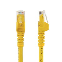 StarTech.com 50cm CAT6 Ethernet Cable - Yellow Snagless Gigabit - 100W PoE UTP 650MHz Category 6 Patch Cord UL Certified Wiring/