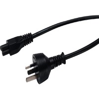 LEGEND Standard Power Cord - 2 m - Australia - Australia Power / C5 Cloverleaf - 230 V AC / 2.50 A - Black