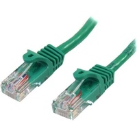 StarTech.com 5m Green Cat5e Patch Cable with Snagless RJ45 Connectors - Long Ethernet Cable - 5 m Cat 5e UTP Cable - Make Fast E