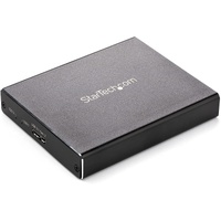StarTech.com 2 x Total Bays DAS Storage System Portable - TAA Compliant - M.2 - USB 3.1 (Gen 2) - Serial ATA/600 Controller - 0,