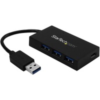 StarTech.com 4 Port USB 3.0 Hub - USB Type-A to 1x USB-C & 3x USB-A SuperSpeed 5Gbps - USB Bus Powered - Portable/Laptop USB 3.2 Gen 1 Hub - 4 Total