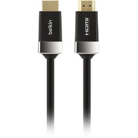 Belkin High Speed 1 m HDMI A/V Cable for TV - First End: 1 x HDMI 1.4 Digital Audio/Video - Male - Second End: 1 x HDMI 1.4 Digital Audio/Video - - -