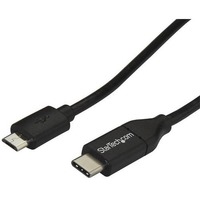 StarTech.com 2m 6 ft USB C to Micro USB Cable - M/M - USB 2.0 - USB-C to Micro USB Charge Cable - USB 2.0 Type C to Micro B Cable - First End: 1 x C