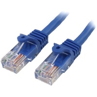 StarTech.com 10m Blue Cat5e Patch Cable with Snagless RJ45 Connectors - Long Ethernet Cable - 10 m Cat 5e UTP Cable - Make Fast