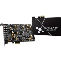 Asus Xonar AE Sound Board - 24 bit DAC Data Width - 7.1 Sound Channels - Internal - C-Media 6632AE - PCI Express - 110 dB - 3 Byte 192 kHz Maximum -