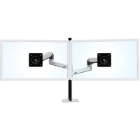 Ergotron Desk Mount for Monitor - Polished Aluminum - Height Adjustable - 2 Display(s) Supported - 101.6 cm (40") Screen Support - 19.96 kg Load - x