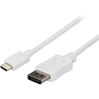 StarTech.com 6ft/1.8m USB C to DisplayPort 1.2 Cable 4K 60Hz - USB Type-C to DP Video Adapter Monitor Cable HBR2 - TB3 Compatibl