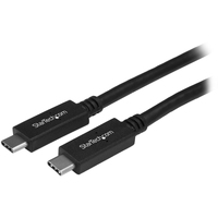 StarTech.com 0.5m USB C to USB C Cable - M/M - USB 3.1 Cable (10Gbps) - USB Type C Cable - USB 3.2 Gen 2 Type C Cable - Connect your USB Type-C with