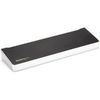 StarTech.com 4K USB C Dock - Triple UHD 4K Monitor Docking Station - Mac & Windows - USB C to HDMI & DisplayPort - 60W PD 5x USB