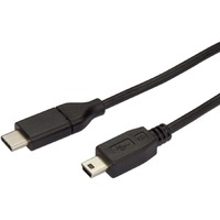 StarTech.com 2m 6 ft USB C to Mini USB Cable - M/M - USB 2.0 - USB C to USB Mini - USB Type C to Mini USB - Mini USB to USB C Cable - First End: 1 x