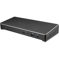 StarTech.com Thunderbolt 3 Docking Station for Notebook - Memory Card Reader - SD, SDHC, SDXC, microSDHC - 85 W - Space Gray - 2 Displays Supported -