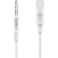 Belkin 91.44 cm Lightning/Mini-phone Audio/Data Transfer Cable - Cable for Audio Device, iPad, iPhone - First End: 1 x Lightning - Male - Second End: