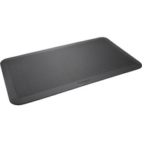 Kensington Anti-fatigue Mat for Workstation - Workstation - 899.16 mm Length x 500.38 mm Depth x 17.78 mm Thickness - Gel, Rubberized - Black - 1Each