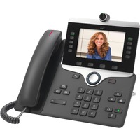 Cisco 8845 IP Phone - Corded/Cordless - Corded - Bluetooth - Wall Mountable - Charcoal - VoIP - 2 x Network (RJ-45) - PoE Ports