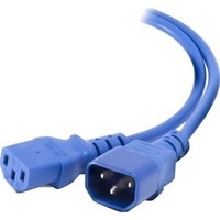 Alogic Power Extension Cord - 1 m - Australia - For Computer, Server - IEC 60320 C13 / IEC 60320 C14 - 230 V AC / 10 A - Blue