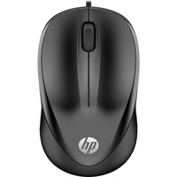 HP 1000 Mouse - USB - 3 Button(s) - Black - Cable - 1200 dpi - Scroll Wheel - Symmetrical