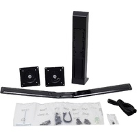 Ergotron Desk Mount for LCD Display - Black - 2 Display(s) Supported - 61 cm (24") Screen Support - 12.70 kg Load Capacity - 75 x 75, 100 x 100