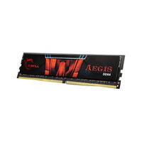 G.SKILL AEGIS RAM Module - 16 GB (1 x 16GB) - DDR4-2666/PC4-21333 DDR4 SDRAM - 2666 MHz - CL19 - 1.20 V - Non-ECC - Unbuffered - 288-pin - DIMM -