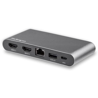 StarTech.com USB 3.0 Type C Docking Station for Notebook/Monitor - 100 W - 4 x USB Ports - 1 x USB 2.0 - 2 x USB 3.0 - USB Type-