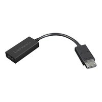 Lenovo 22.35 cm DisplayPort/HDMI A/V Cable - Cable for Audio/Video Device, Monitor, Projector - First End: 1 x DisplayPort Digital Audio/Video - Male