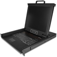 StarTech.com LCD Rack Console - Steel - Black - 1 Computer(s) - 43.2 cm (17") LCD - SXGA - 1280 x 1024USB - 1 x VGA - Keyboard -