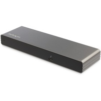StarTech.com Thunderbolt 3 Docking Station for Notebook/Desktop PC - 85 W - Grey - 2 Displays Supported - 4K - 4096 x 2160, 1920