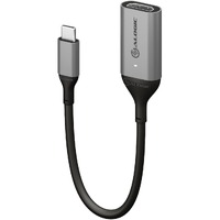 Alogic ULTRA 15 cm HDMI/USB-C Data Transfer Cable for Computer, MAC, Chromebook, TV, Monitor, Projector, Notebook - First End: 1 x USB Type C - Male