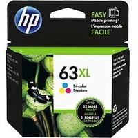 HP 63XL Original High Yield Inkjet Ink Cartridge - Tri-colour Pack - 300 Pages