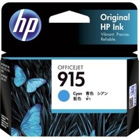 HP 915 Original Inkjet Ink Cartridge - Cyan - 1 Each - 315 Pages