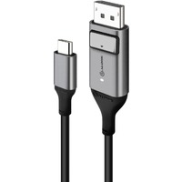 Alogic 2 m DisplayPort/USB A/V Cable for Notebook, Phone, Monitor, Projector, TV, MacBook, iPad Pro, MAC - 1 - First End: 1 x USB Type C - Male - 1 x