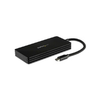 StarTech.com Drive Enclosure - USB 3.1 Type C Host Interface - UASP Support External - Black - 1 x SSD Supported - 1 x Total Bay