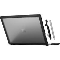 STM Goods Dux Case for Microsoft Notebook, Stylus - Transparent, Black - Thermoplastic Polyurethane (TPU)