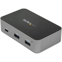 StarTech.com 4-Port USB C Hub - USB 3.2 Gen 2 (10 Gbps) - 3x USB-A & 1x USB-C - Powered - Universal Adapter Included - USB C hub