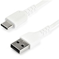 StarTech.com 1m USB A to USB C Charging Cable - Durable Fast Charge & Sync USB 2.0 to USB Type C Data Cord - Aramid Fiber M/M 3A