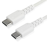 StarTech.com 2m USB C Charging Cable - Durable Fast Charge & Sync USB 2.0 Type C to C Charger Cord - TPE Jacket Aramid Fiber M/M