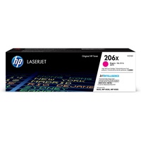 HP 206X Original High Yield Laser Toner Cartridge - Magenta Pack - 2450 Pages