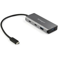 StarTech.com USB Hub - USB 3.1 Type C - External - Black, Space Gray - UASP Support - 4 Total USB Port(s) - 4 USB 3.1 Port(s) -