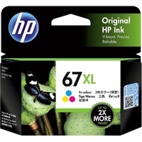 HP 67XL Original Inkjet Ink Cartridge - Tri-colour Pack - Inkjet