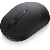 Dell Mobile Wireless Mouse MS3320W - Black - Wireless - 2.40 GHz - 1600 dpi - Scroll Wheel